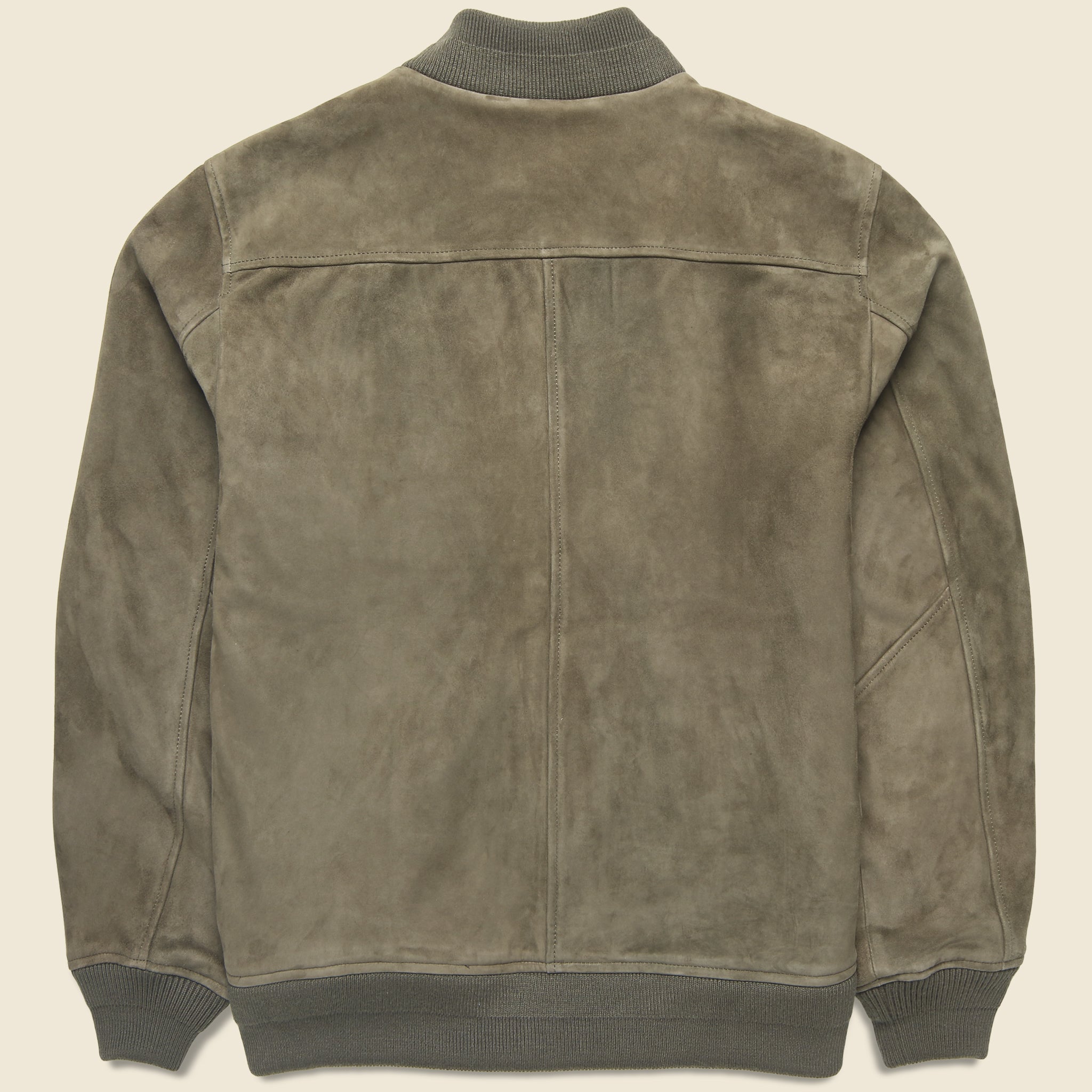 
                          Suede Bomber Jacket - Army - Taylor Stitch - STAG Provisions - Outerwear - Coat / Jacket
                        