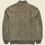 Suede Bomber Jacket - Army - Taylor Stitch - STAG Provisions - Outerwear - Coat / Jacket