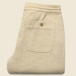 Apres Pant - Natural Sashiko - Taylor Stitch - STAG Provisions - Pants - Lounge