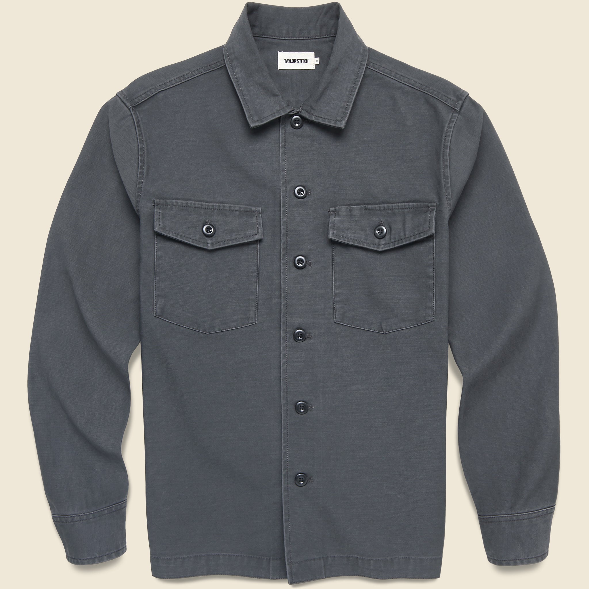 Surplus Shirt - Faded Black Sateen - Taylor Stitch - STAG Provisions - Tops - L/S Woven - Solid