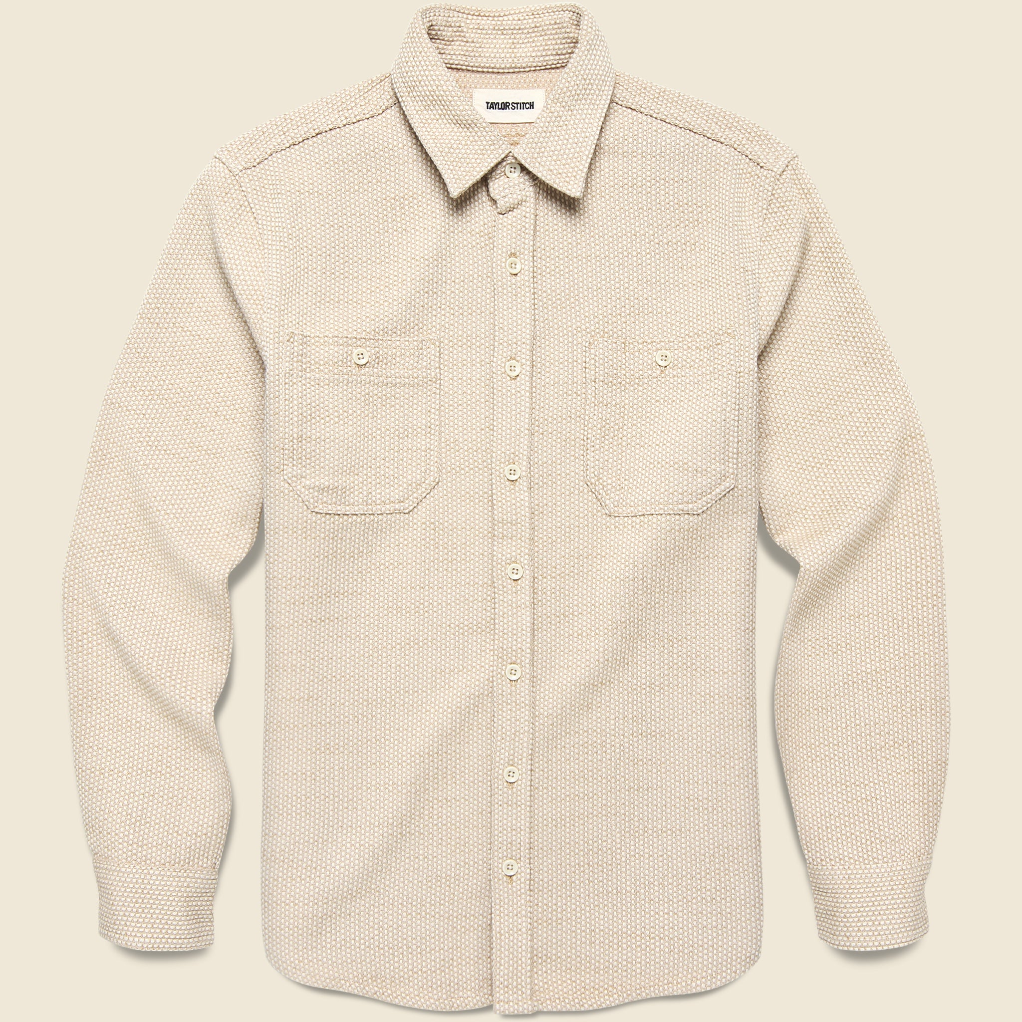 Utility Shirt - Natural Sashiko - Taylor Stitch - STAG Provisions - Tops - L/S Woven - Solid