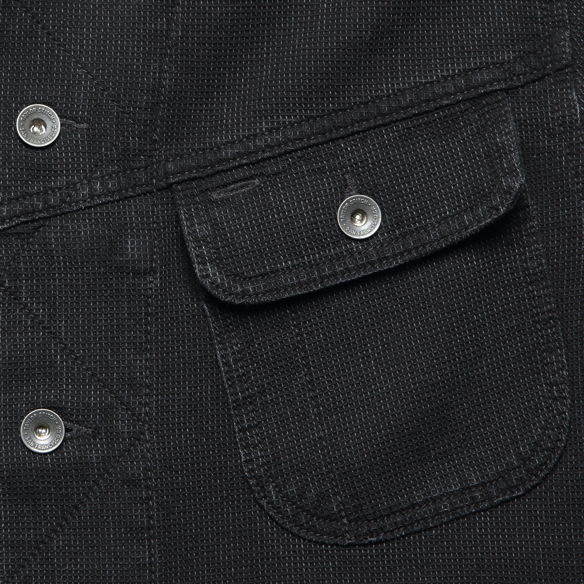 
                          Long Haul Jacket - Black Indigo Waffle
                        