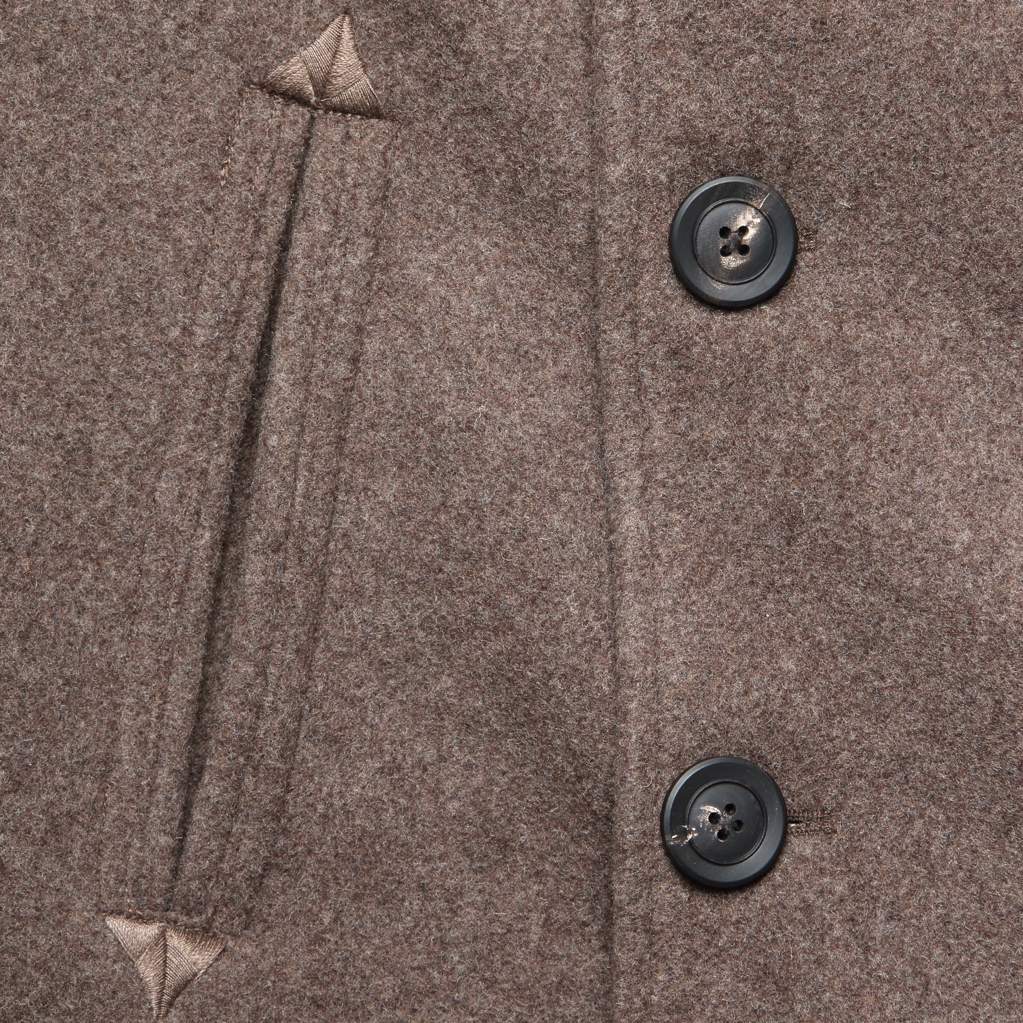 
                          Mariner Coat - Sable Melton Wool
                        