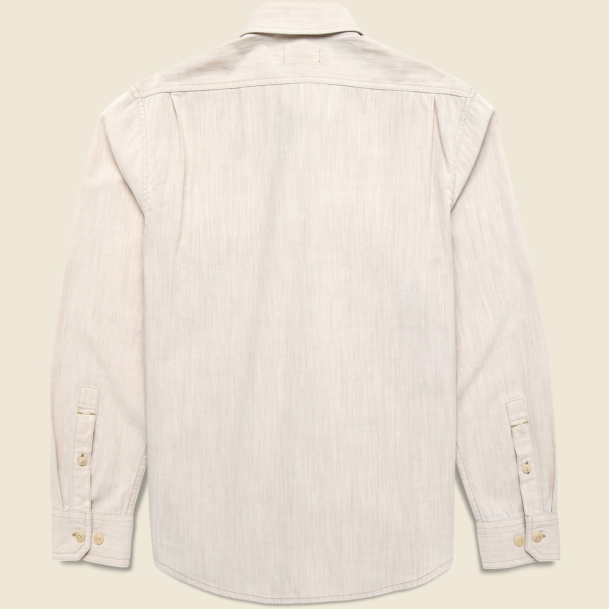 Foundry Shirt - Natural Chambray - Taylor Stitch - STAG Provisions - Tops - L/S Woven - Solid
