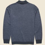 Newton Sweater Polo - Navy Birdseye - Taylor Stitch - STAG Provisions - Tops - Sweater