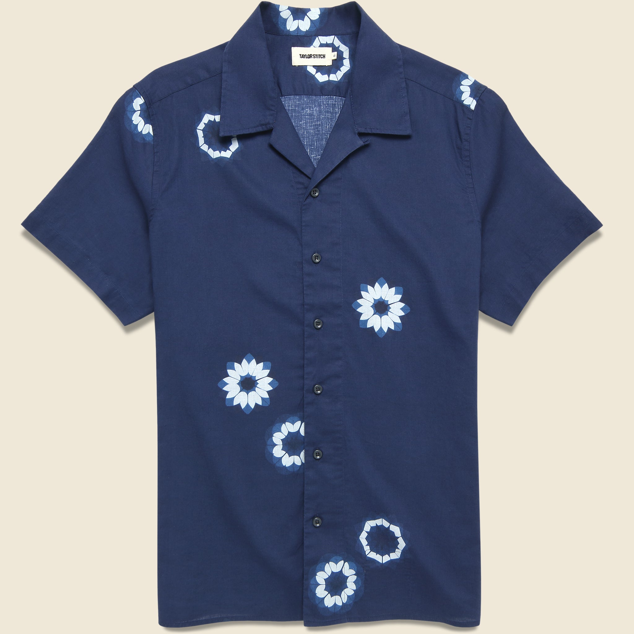 Davis Shirt - Dark Navy Geo