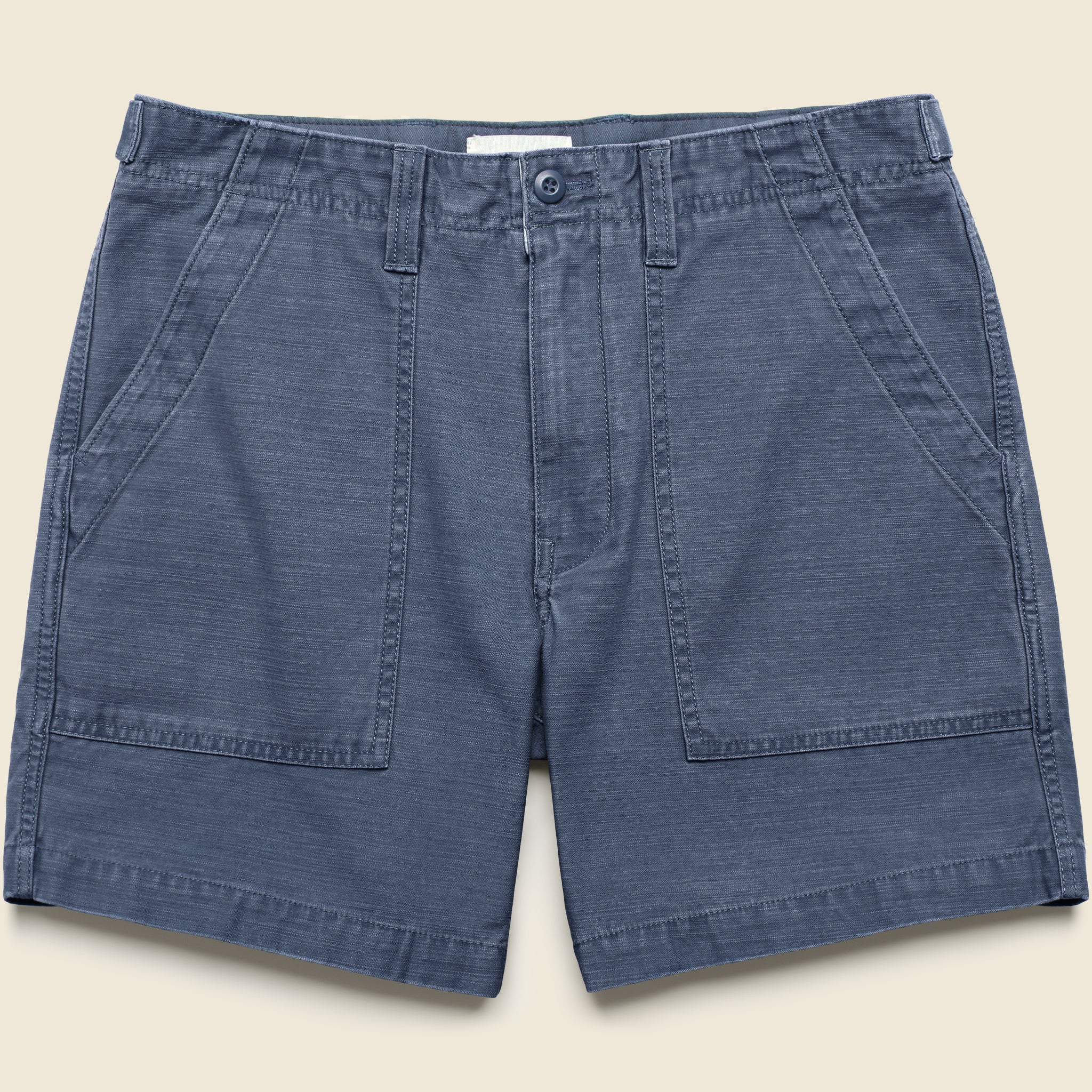 7" Surplus Shorts - Dark Navy Sateen