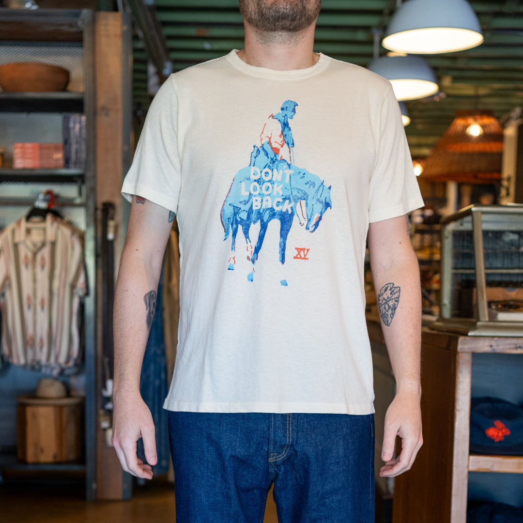
                          Don&#39;t Look Back Tee - Vintage White - Imogene + Willie - STAG Provisions - Tops - S/S Tee - Graphic
                        