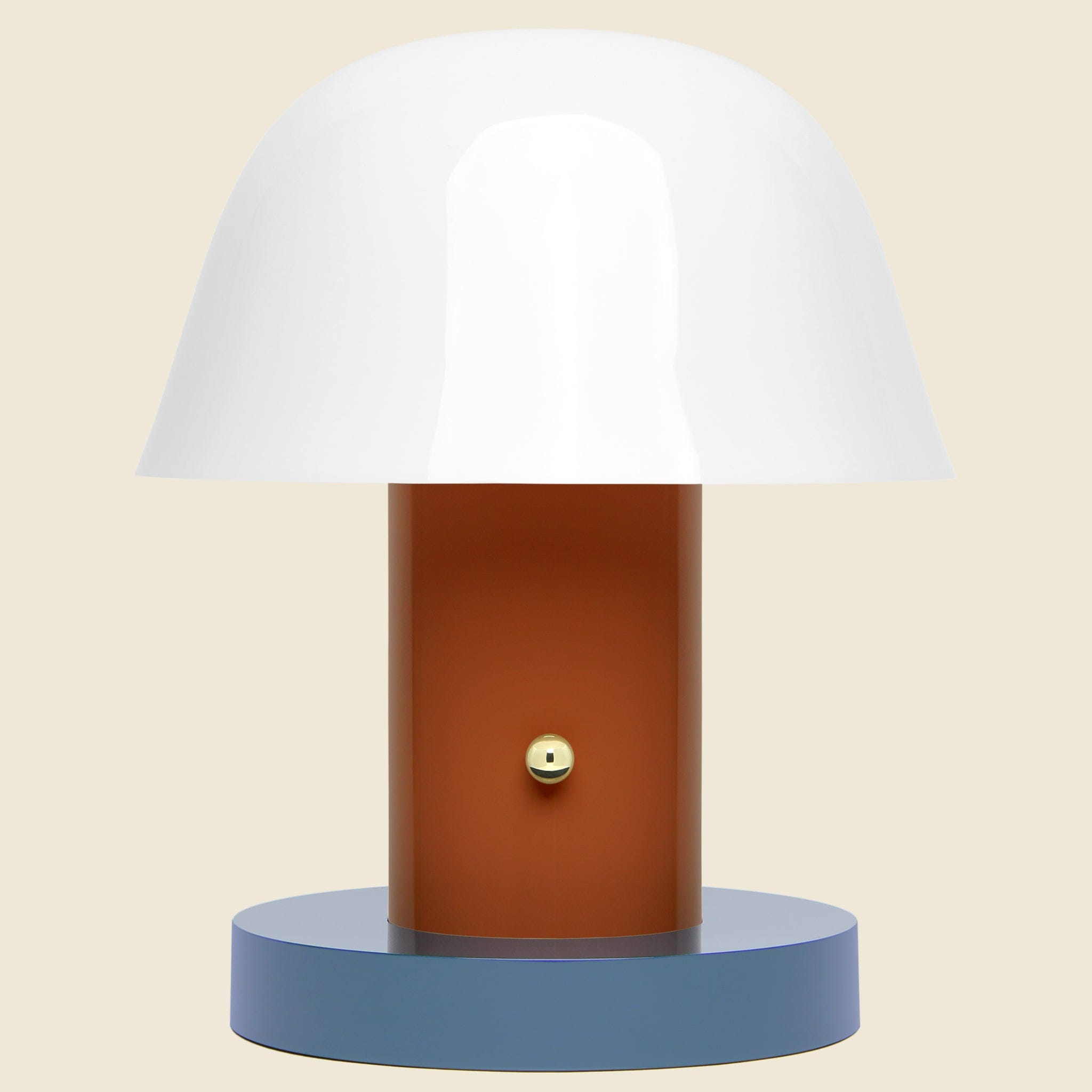 
                          Home Setago Table Lamp - Rust/Thunder
                        