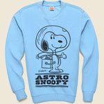 Astro Snoopy Sweatshirt - Byzantine Blue - TSPTR - STAG Provisions - Tops - Fleece / Sweatshirt