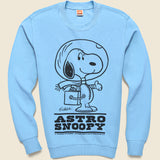 Astro Snoopy Sweatshirt - Byzantine Blue - TSPTR - STAG Provisions - Tops - Fleece / Sweatshirt