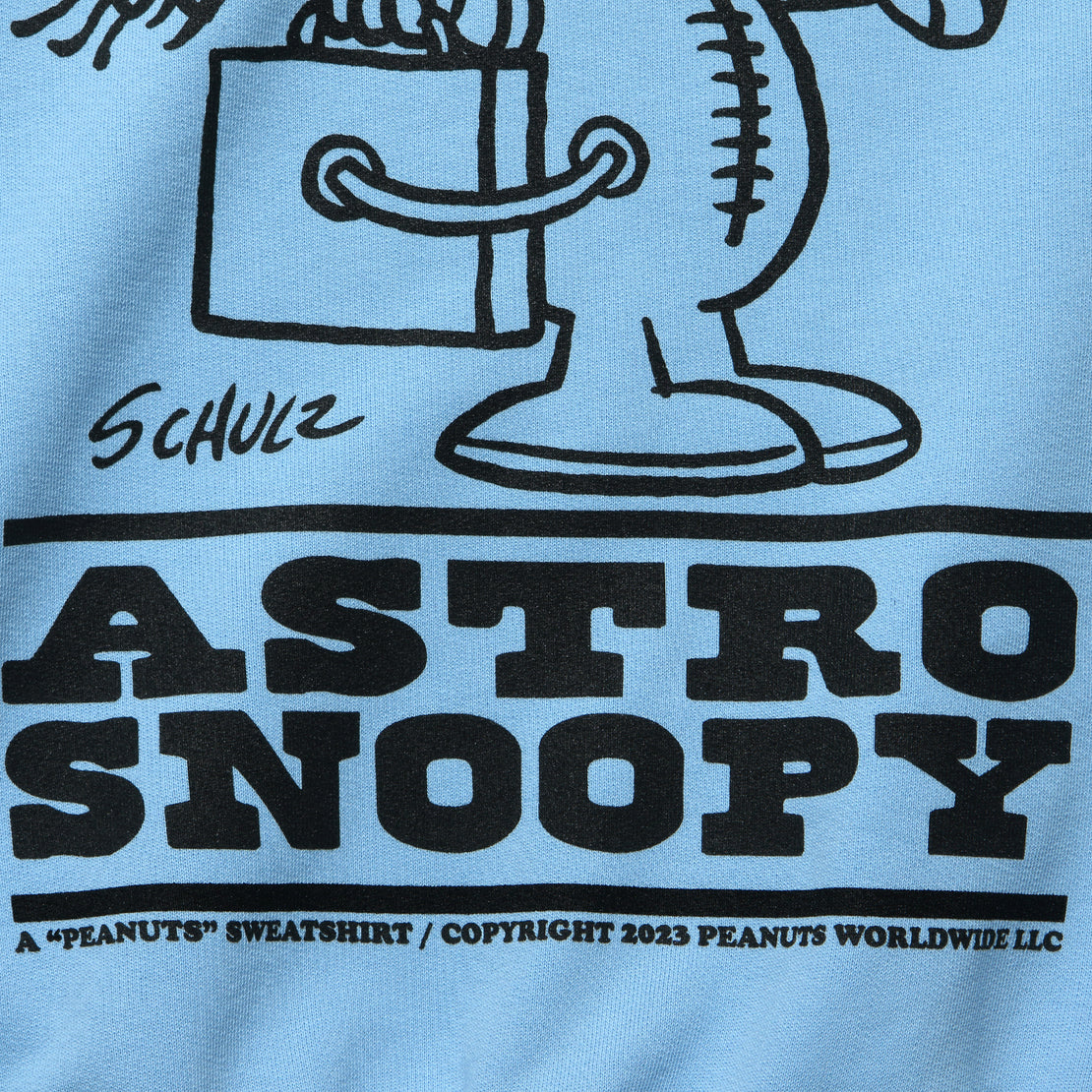 Astro Snoopy Sweatshirt - Byzantine Blue - TSPTR - STAG Provisions - Tops - Fleece / Sweatshirt
