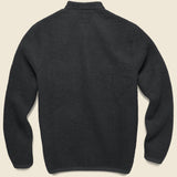 Wool Fleece Cardigan - Black - Universal Works - STAG Provisions - Tops - Sweater