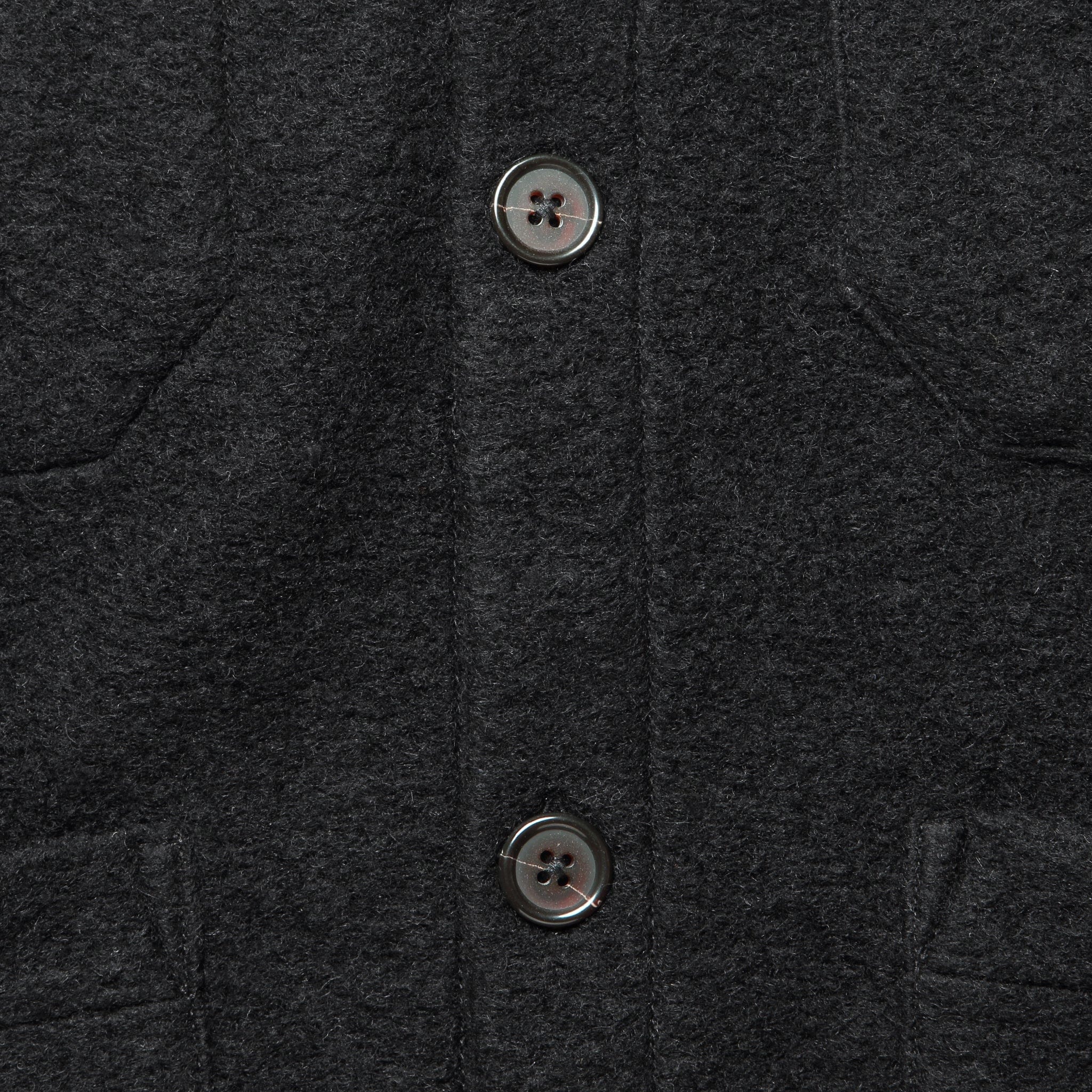 
                          Wool Fleece Cardigan - Black - Universal Works - STAG Provisions - Tops - Sweater
                        