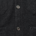 Wool Fleece Cardigan - Black - Universal Works - STAG Provisions - Tops - Sweater