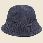 Japanese Denim Naval Hat - Indigo - Universal Works - STAG Provisions - Accessories - Hats