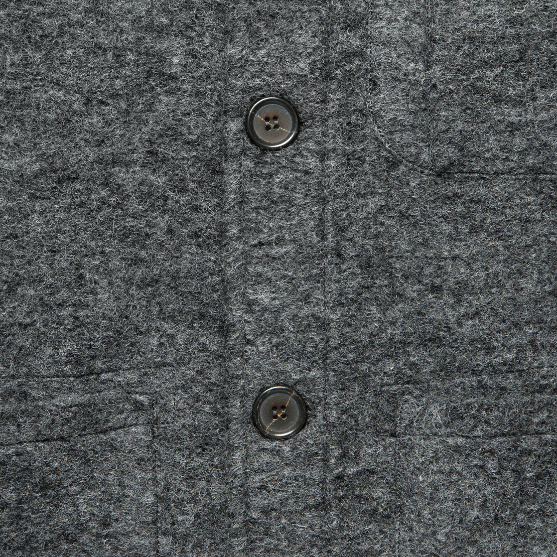 Wool Fleece Field Jacket - Grey Marl - Universal Works - STAG Provisions - Outerwear - Coat / Jacket