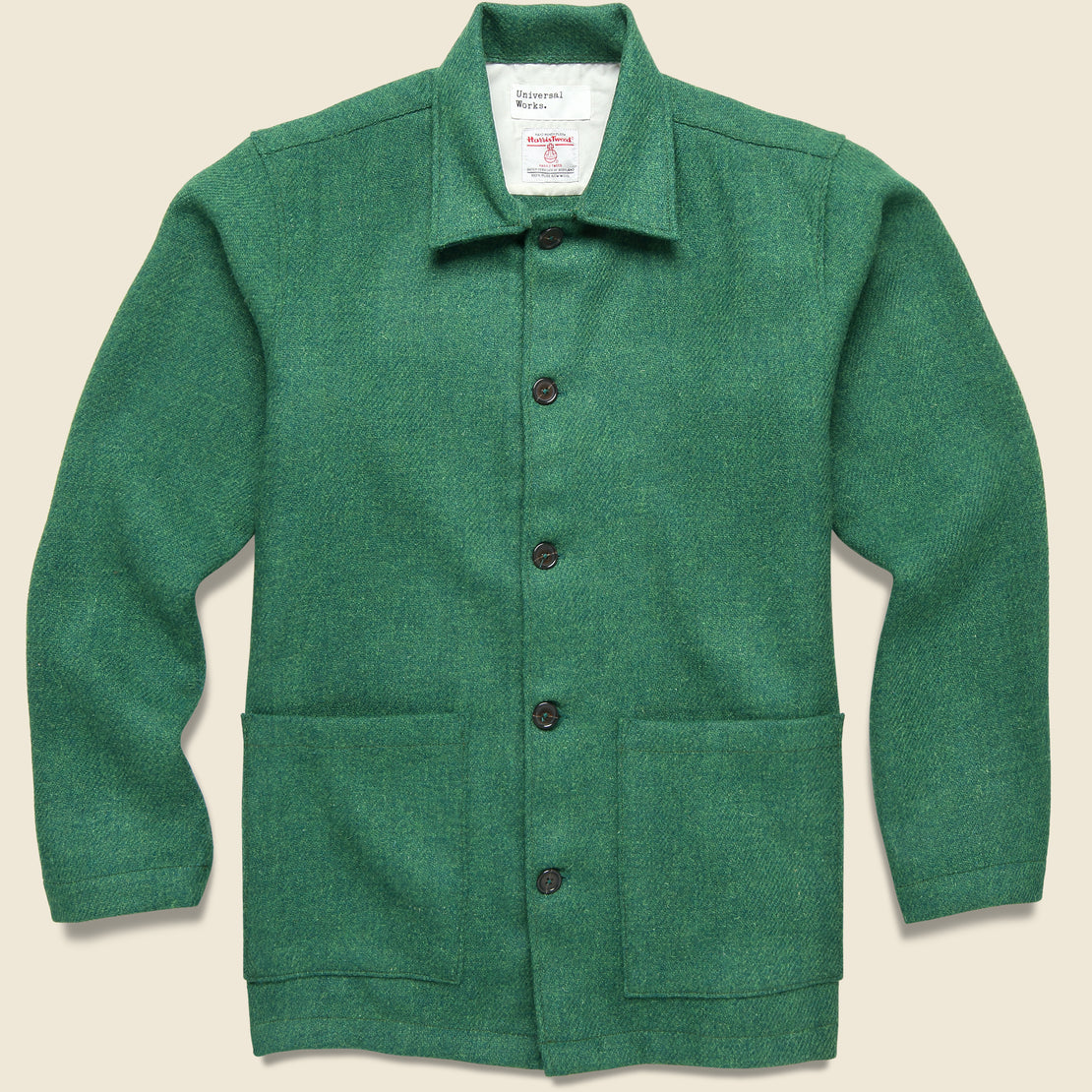 Harris Tweed Easy Over-Jacket - Green
