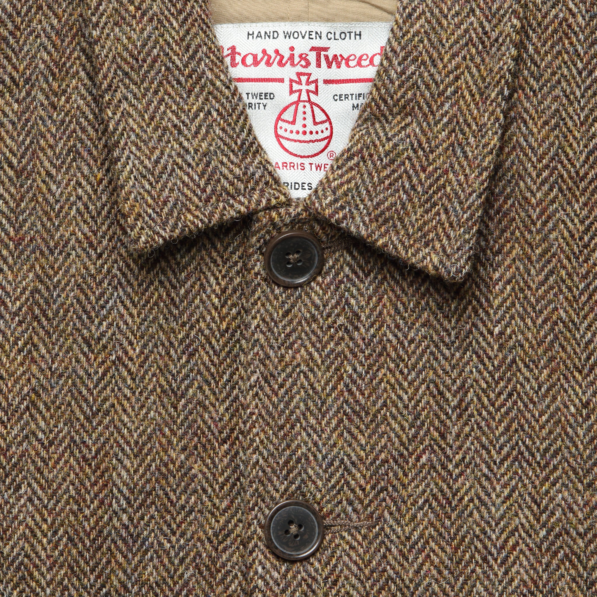 
                          Harris Tweed Bakers Jacket - Brown Herringbone - Universal Works - STAG Provisions - Outerwear - Coat / Jacket
                        