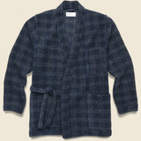 Kyoto Work Jacket - Navy Swarm Fleece - Universal Works - STAG Provisions - Outerwear - Coat / Jacket