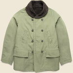 Reversible Mackinaw Jacket - Light Olive - Universal Works - STAG Provisions - Outerwear - Coat / Jacket