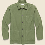 Bakers Fine Cord Overshirt - Olive - Universal Works - STAG Provisions - Tops - L/S Woven - Overshirt