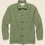 Bakers Fine Cord Overshirt - Olive - Universal Works - STAG Provisions - Tops - L/S Woven - Overshirt