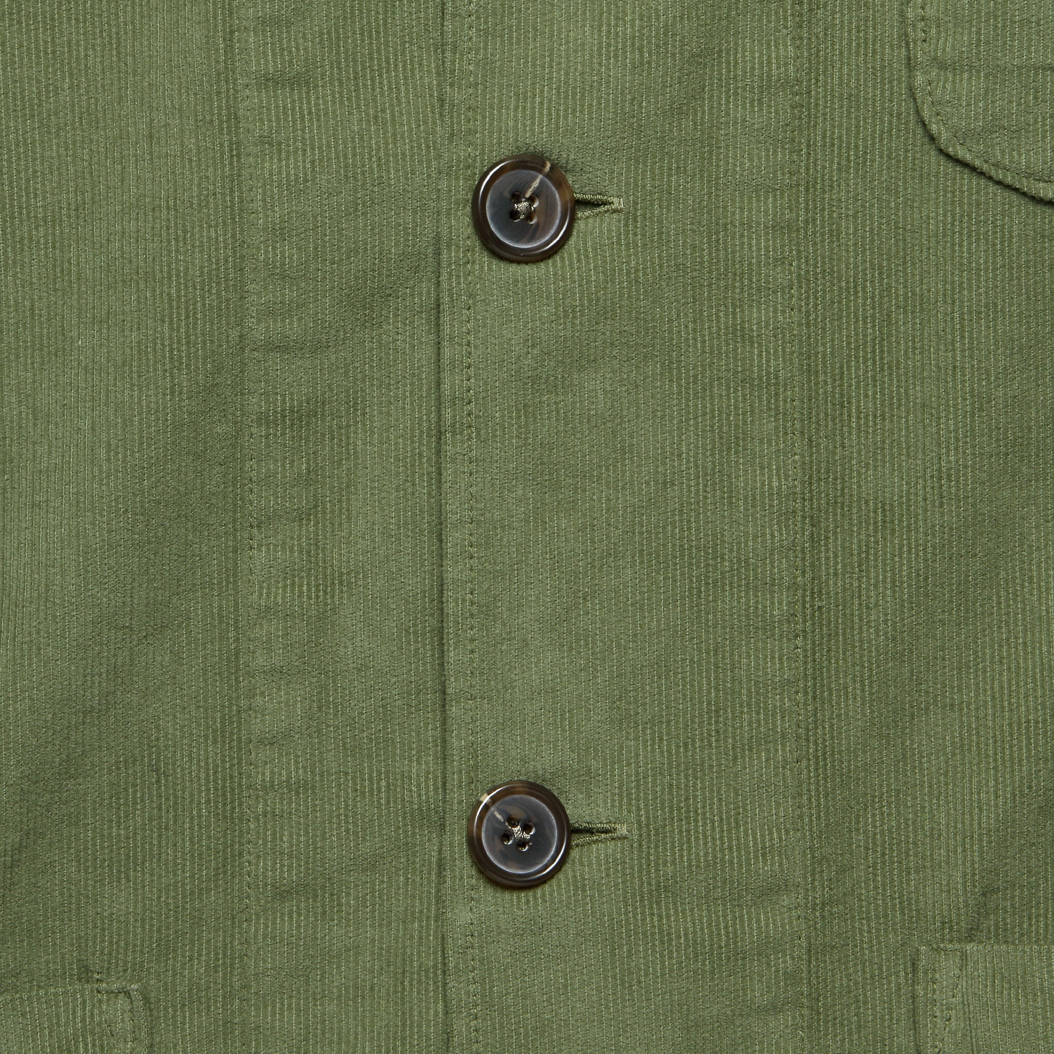 
                          Bakers Fine Cord Overshirt - Olive - Universal Works - STAG Provisions - Tops - L/S Woven - Overshirt
                        