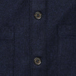 Easy Overshirt - Navy Herringbone - Universal Works - STAG Provisions - Tops - L/S Woven - Overshirt