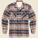 Barrow Brushed Flannel Workshirt - Grey Check - Universal Works - STAG Provisions - Tops - L/S Woven - Plaid