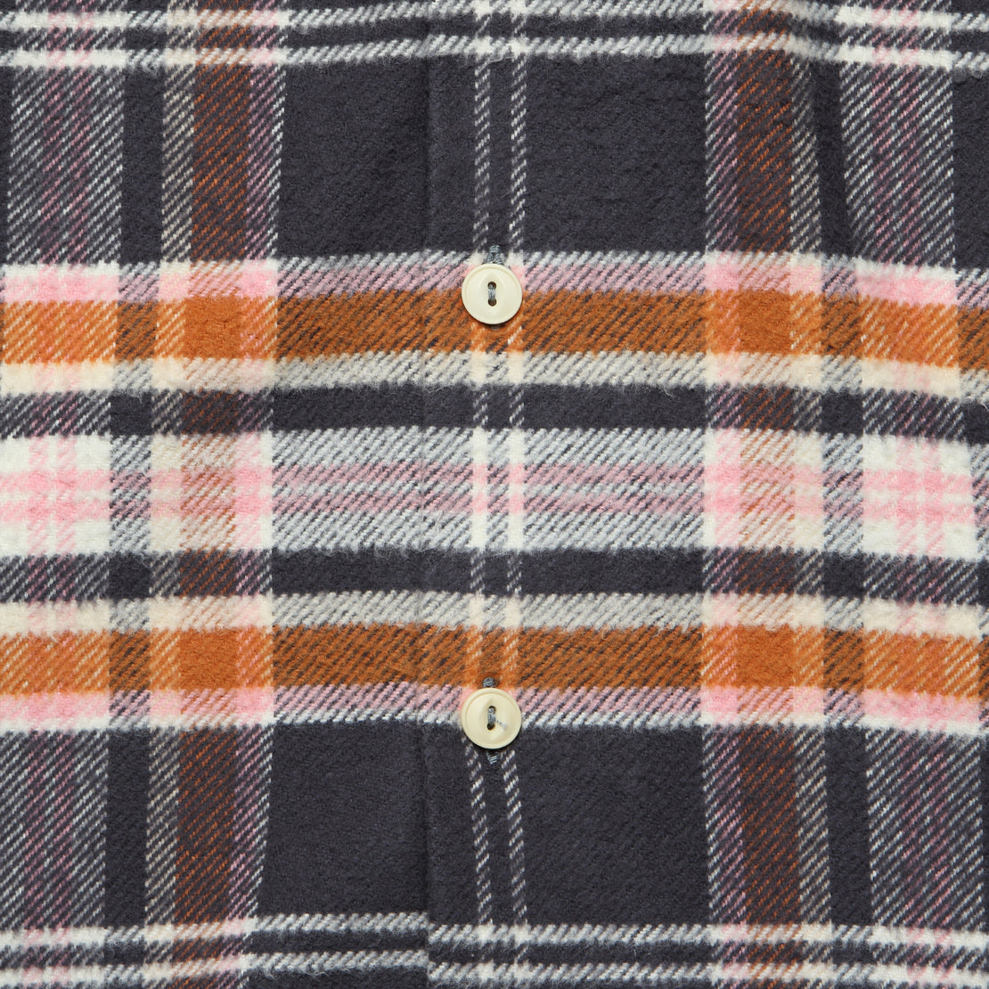 Barrow Brushed Flannel Workshirt - Grey Check - Universal Works - STAG Provisions - Tops - L/S Woven - Plaid