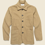 Moleskin Bakers Jacket - Sand - Universal Works - STAG Provisions - Outerwear - Coat / Jacket