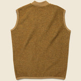 Wool Fleece Zip Waistcoat - Mustard - Universal Works - STAG Provisions - Outerwear - Vest