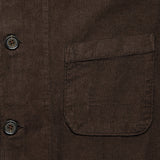 Bakers Fine Cord Overshirt - Brown - Universal Works - STAG Provisions - Tops - L/S Woven - Overshirt