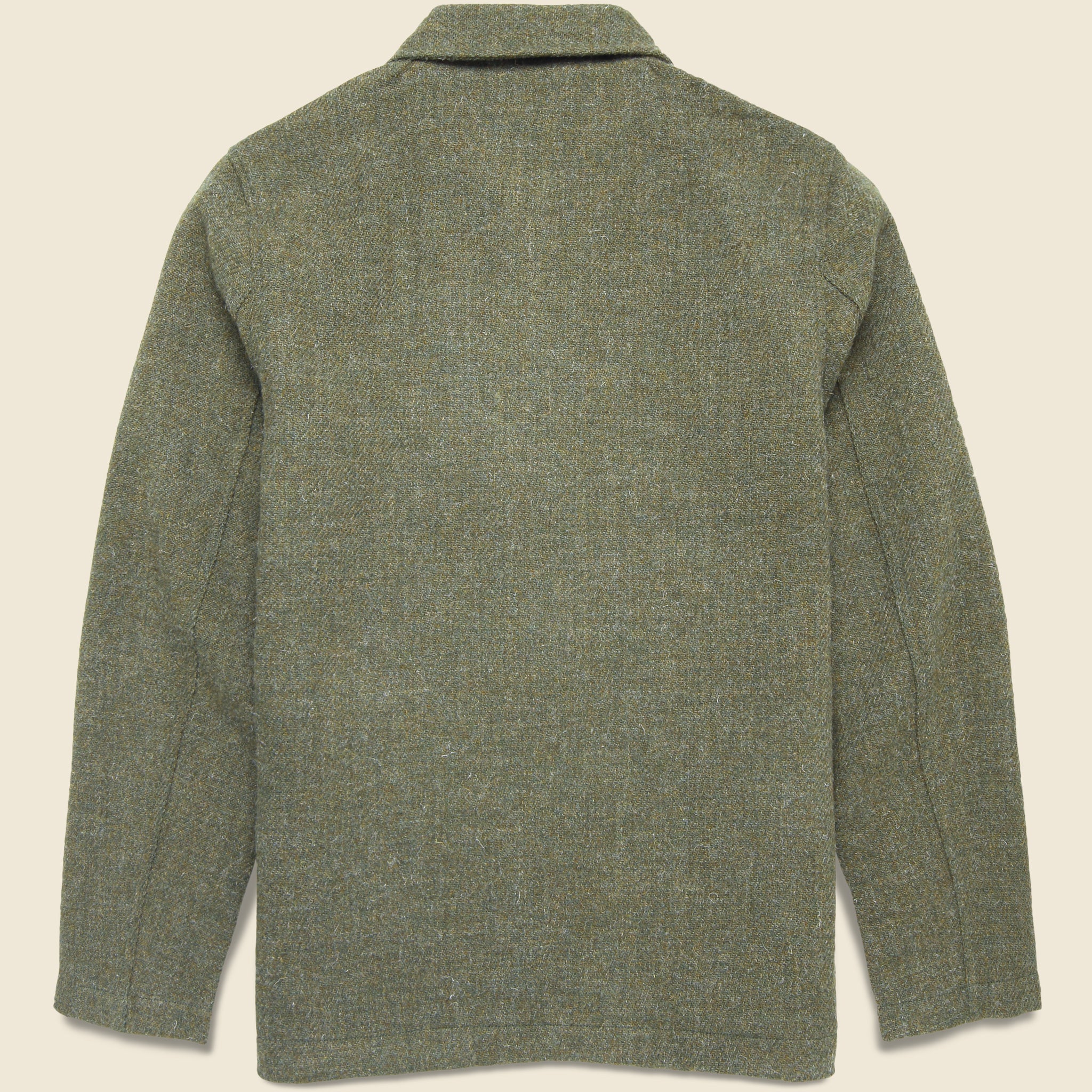 
                          Harris Tweed Bakers Chore Jacket - Green Plaid
                        