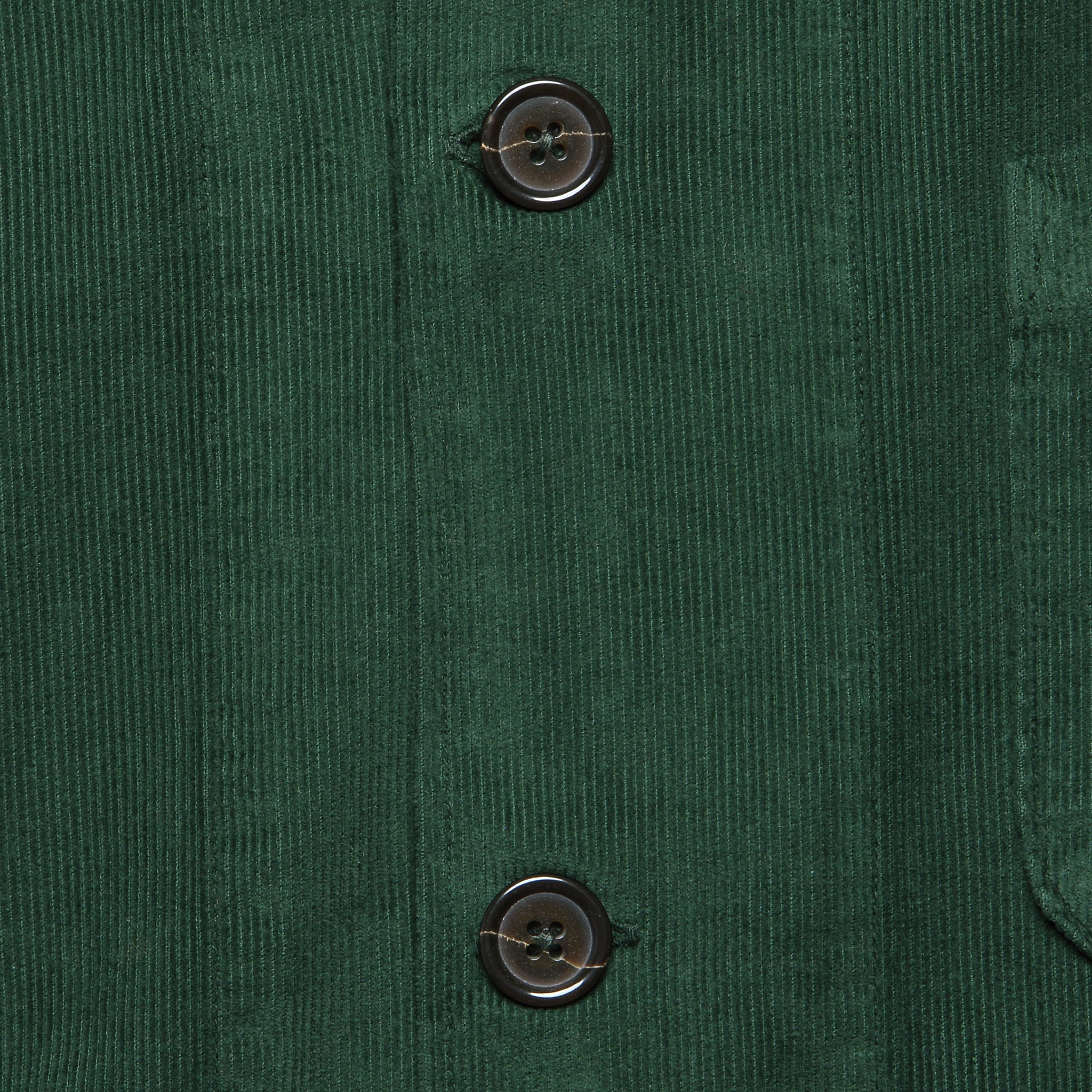 
                          Fine Cord Bakers Overshirt - Green
                        