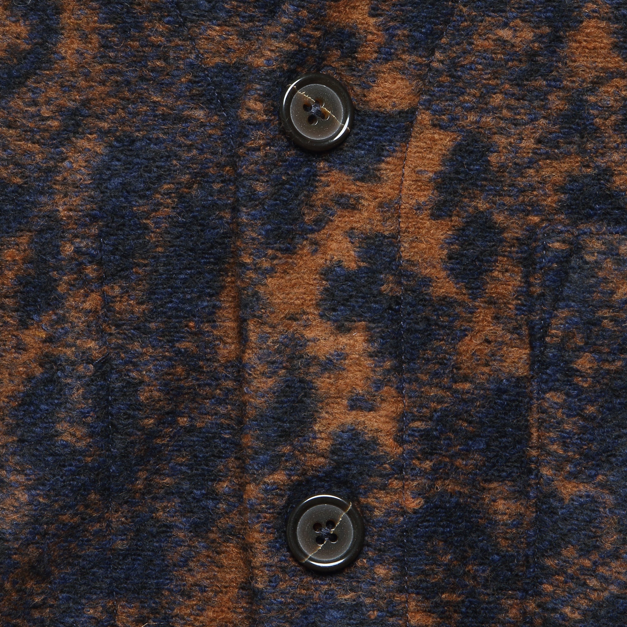
                          Wool Fleece Cardigan - Night Leopard
                        