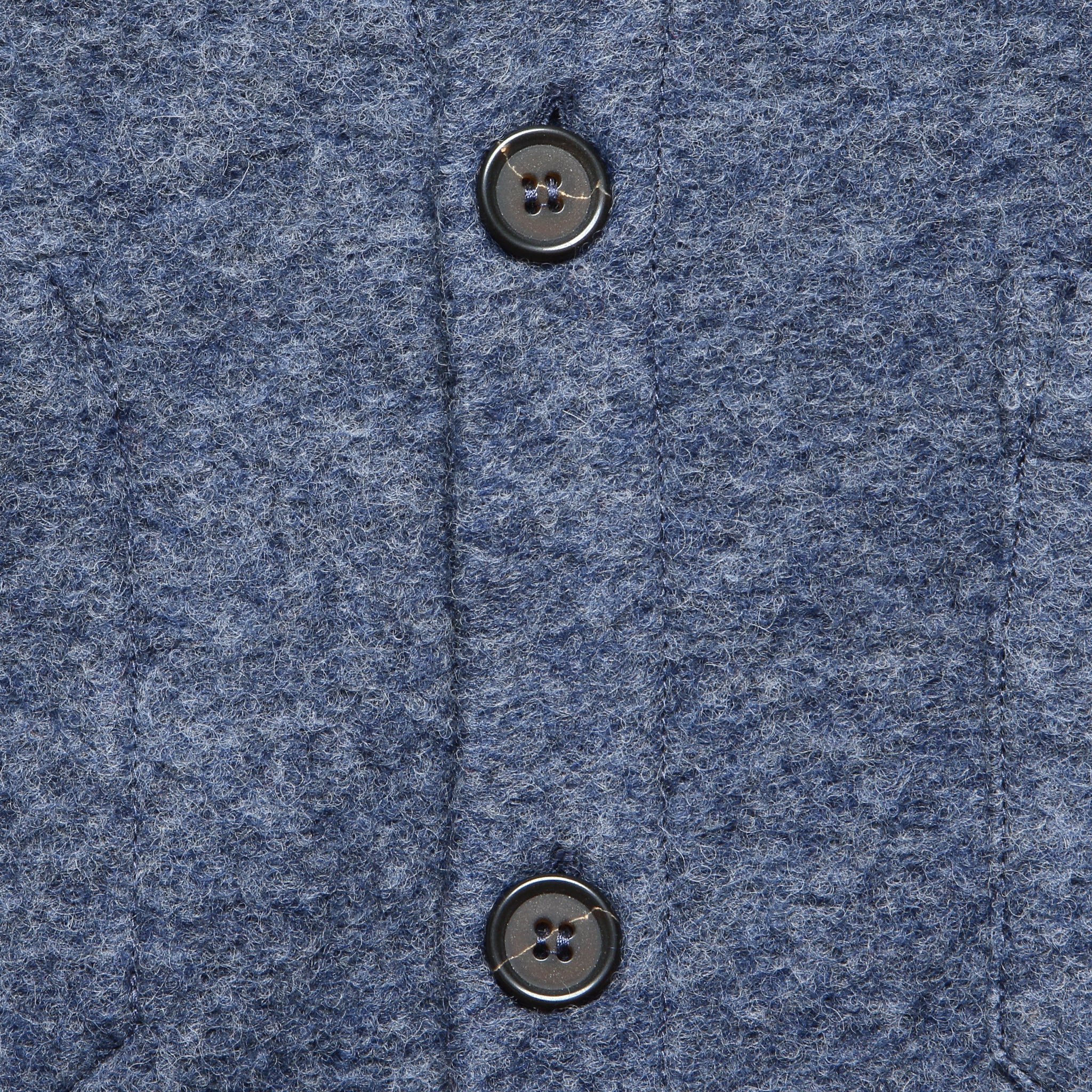 
                          Wool Fleece Cardigan - Slate Blue
                        