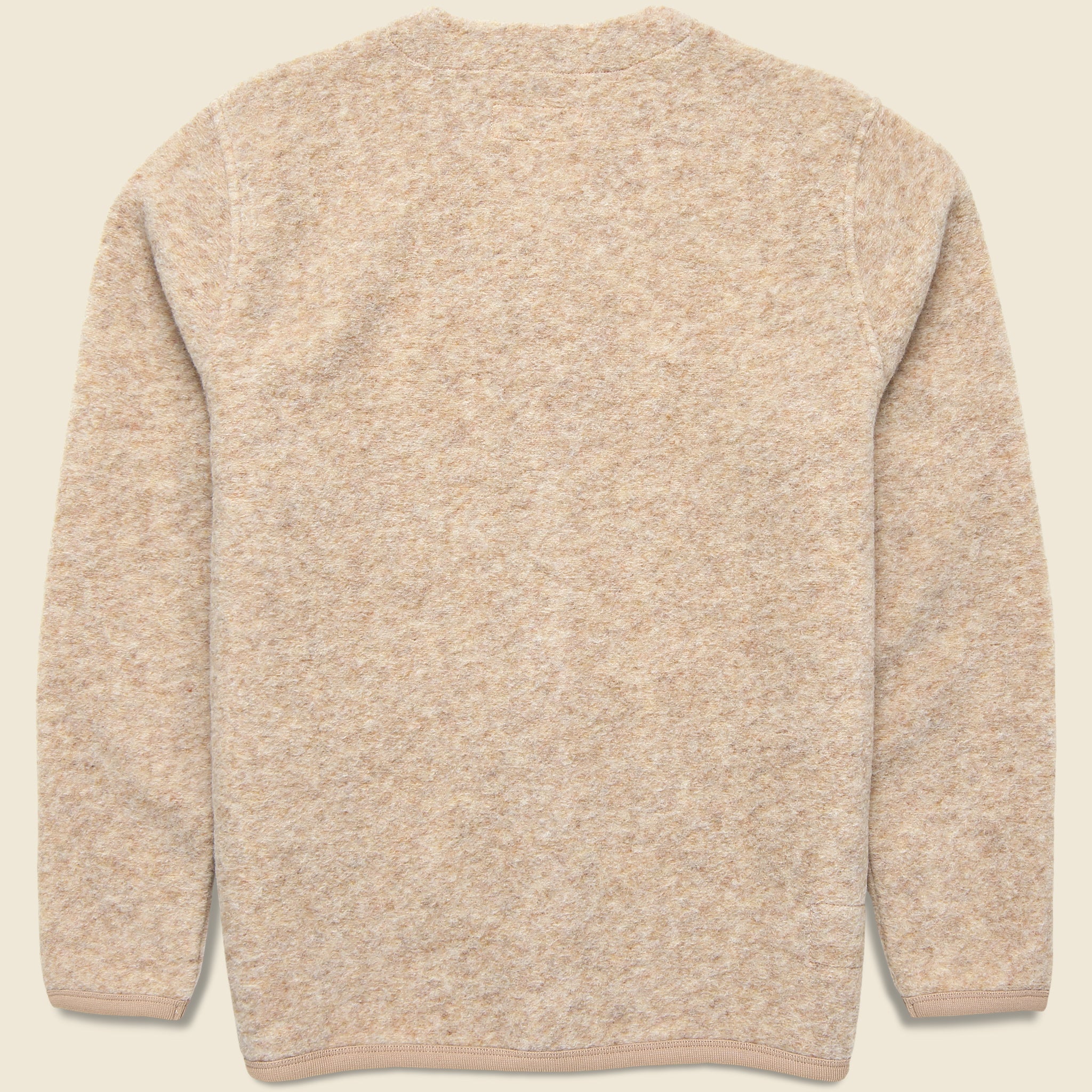 
                          Wool Fleece Cardigan - Fawn
                        
