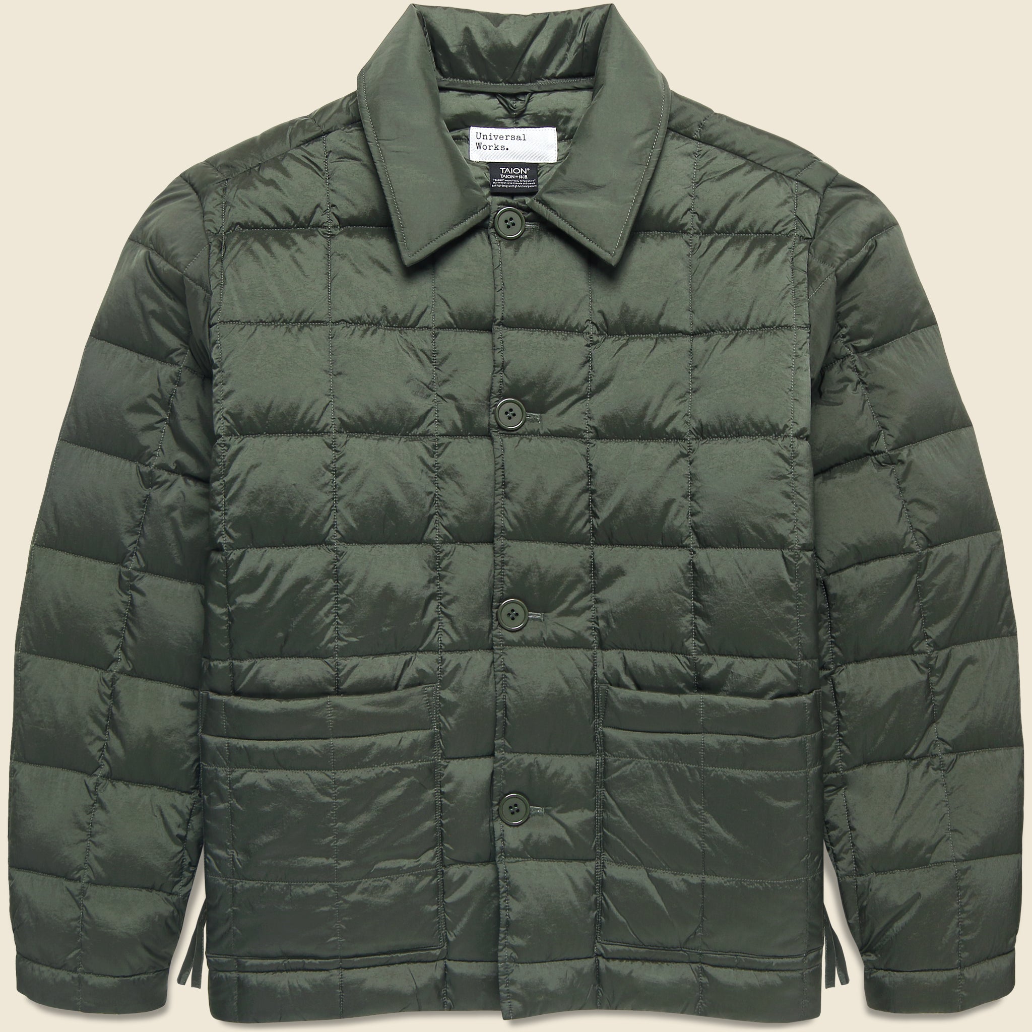 Down Rams Jacket - Olive - Universal Works - STAG Provisions - Outerwear - Coat / Jacket