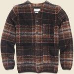 Pinto Wool Fleece Cardigan - Brown - Universal Works - STAG Provisions - Tops - Sweater