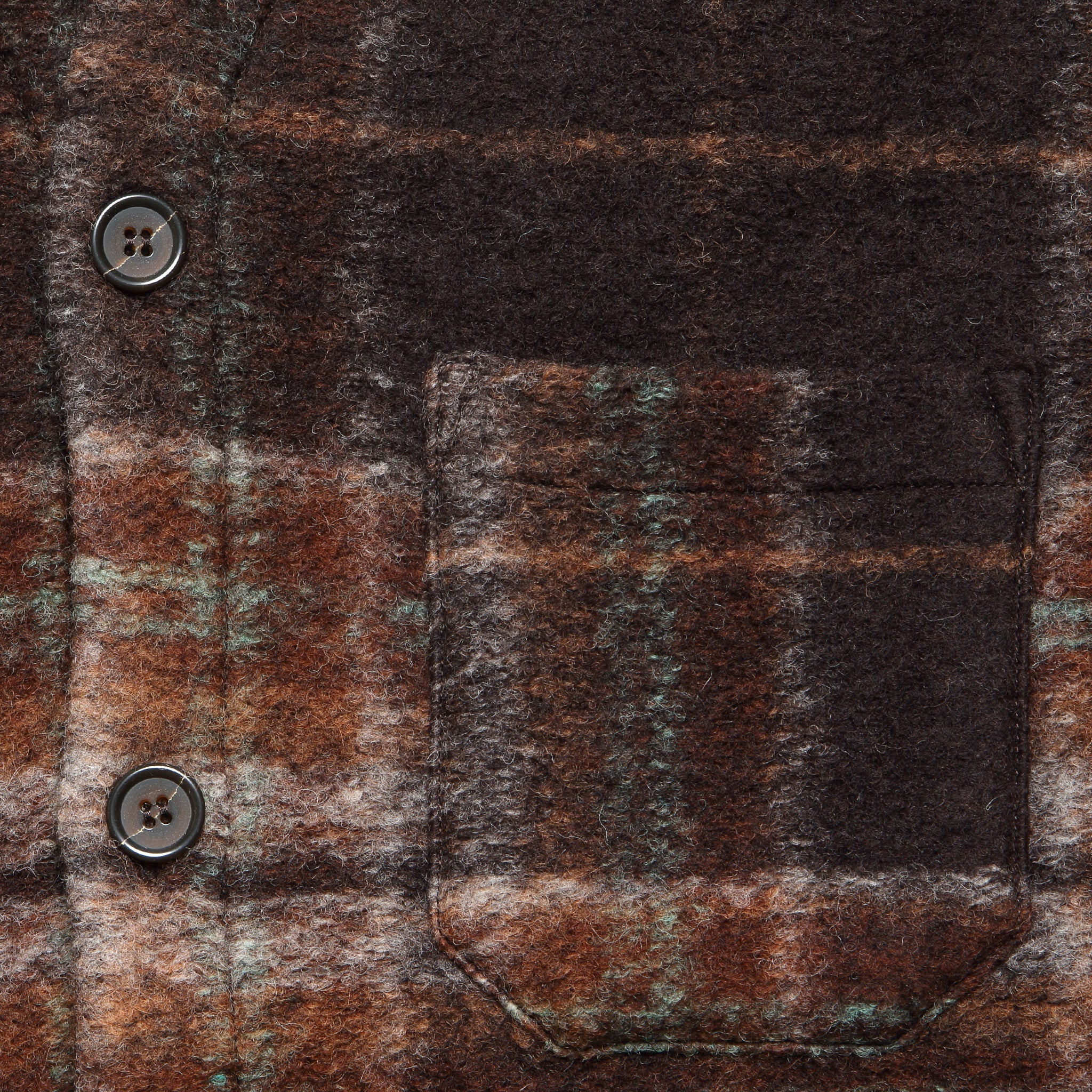 
                          Pinto Wool Fleece Cardigan - Brown - Universal Works - STAG Provisions - Tops - Sweater
                        