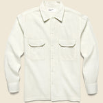 Seersucker Utility Shirt - White - Universal Works - STAG Provisions - Tops - L/S Woven - Seersucker