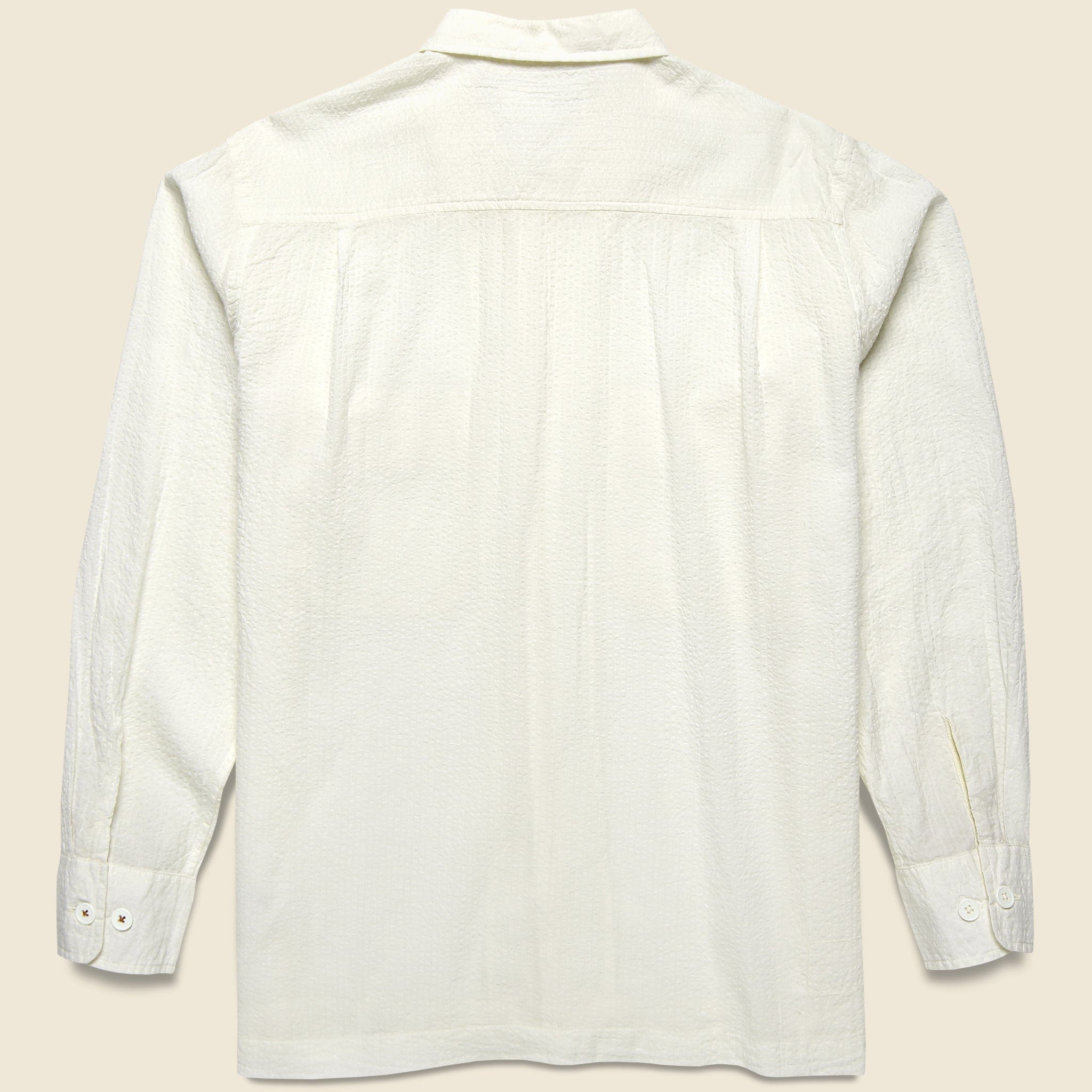 
                          Seersucker Utility Shirt - White - Universal Works - STAG Provisions - Tops - L/S Woven - Seersucker
                        