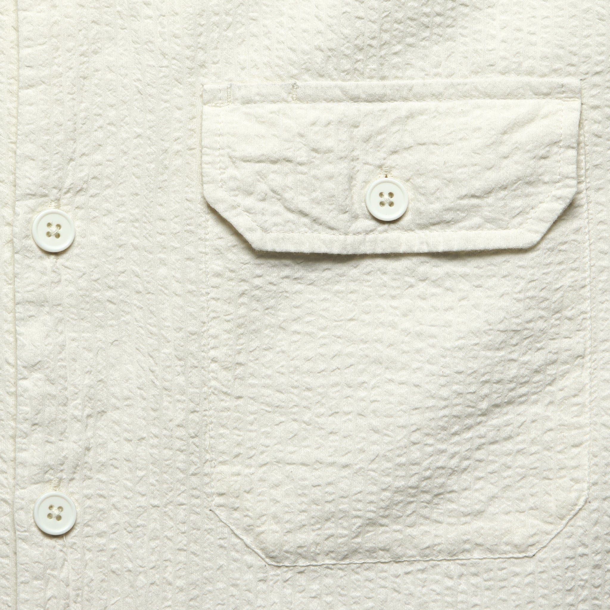 
                          Seersucker Utility Shirt - White - Universal Works - STAG Provisions - Tops - L/S Woven - Seersucker
                        