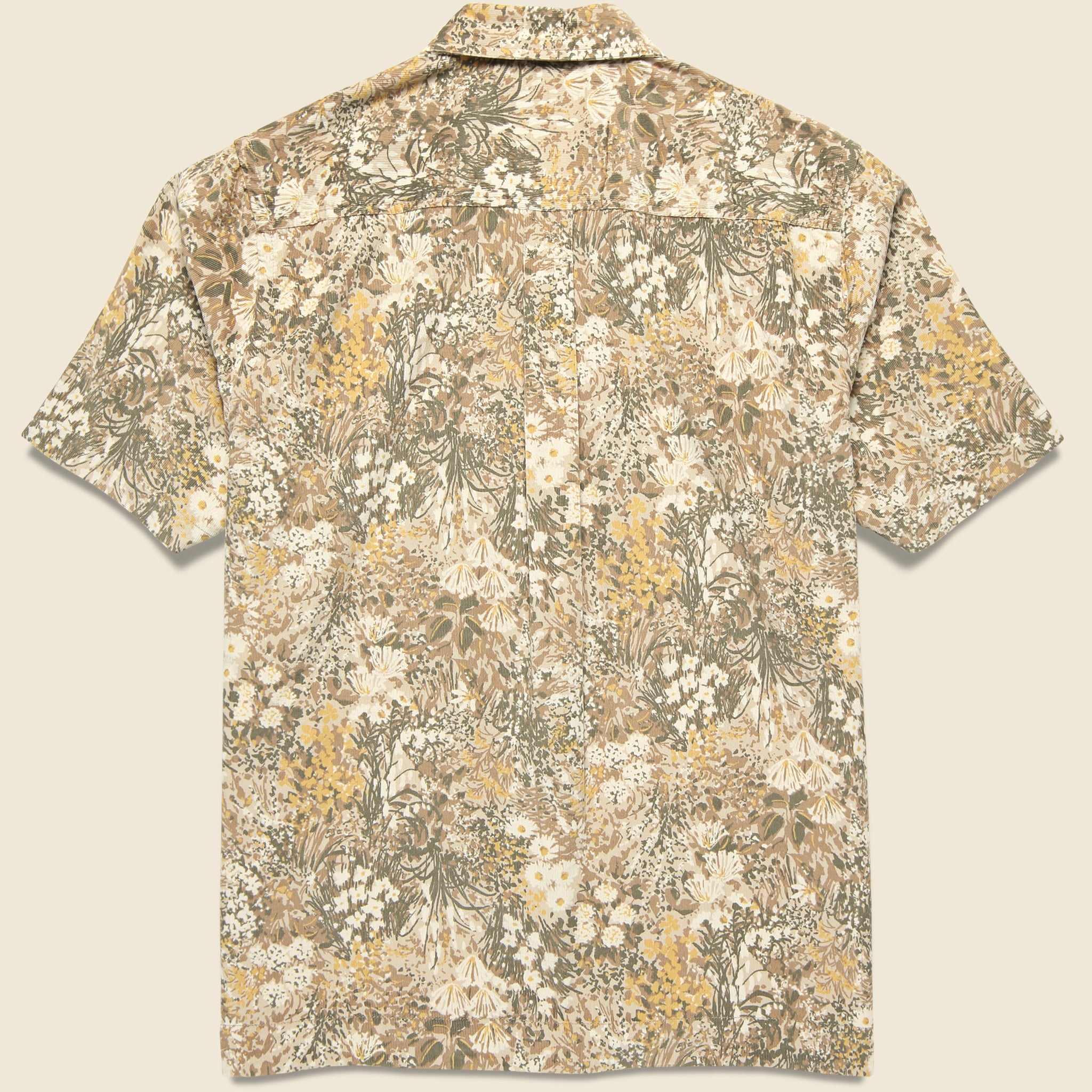 
                          Garden Cord Tech Overshirt - Sand - Universal Works - STAG Provisions - Tops - S/S Woven - Floral
                        