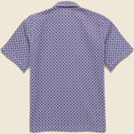 Tile Road Shirt - Navy/Pink/White - Universal Works - STAG Provisions - Tops - S/S Woven - Other Pattern