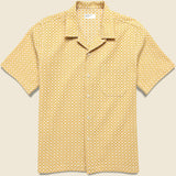 Tile Road Shirt - Yellow/White - Universal Works - STAG Provisions - Tops - S/S Woven - Other Pattern