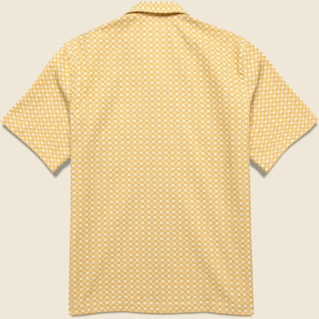 Tile Road Shirt - Yellow/White - Universal Works - STAG Provisions - Tops - S/S Woven - Other Pattern