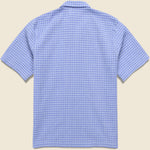 Delos Cotton Camp Shirt - Blue - Universal Works - STAG Provisions - Tops - S/S Woven - Solid